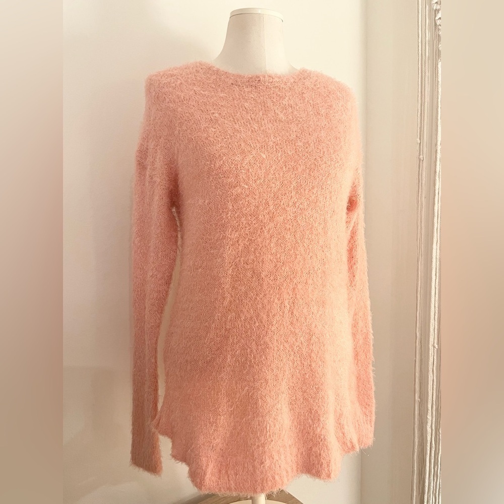 Rampage 90’s Vintage *Like New* Women’s Cozy Soft Pink Fuzzy Sweater | Size XL